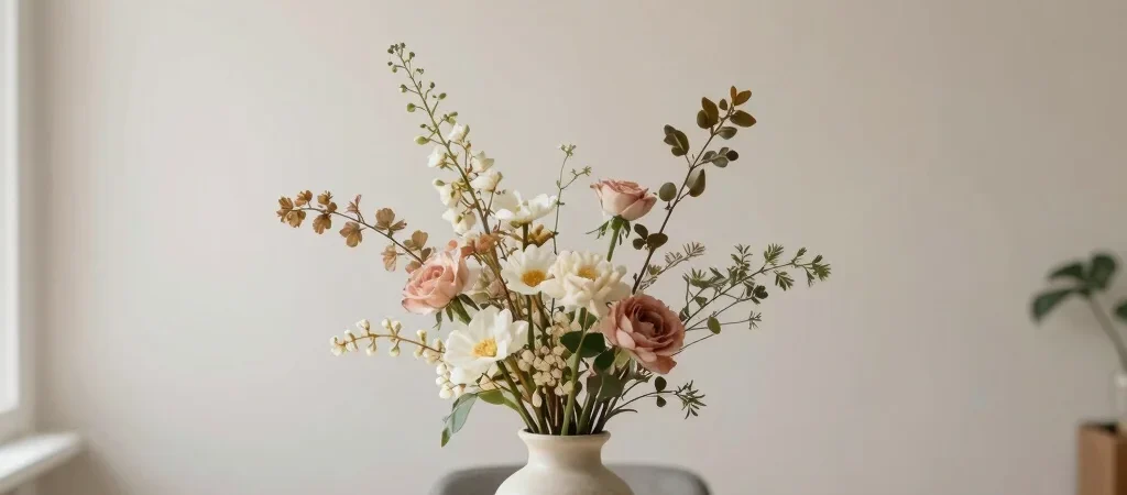 Faux Flowers That Look Right at Home